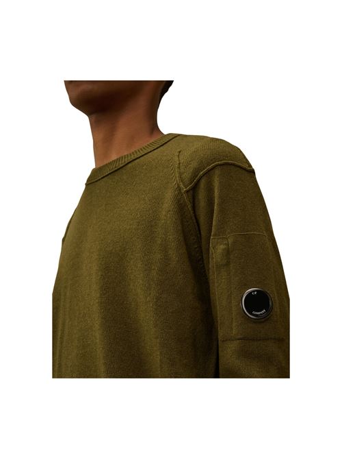 MAGLIONE GIROCOLLO IN LANA CON LENTE C.P. COMPANY | RFCMKN707A 110149A683